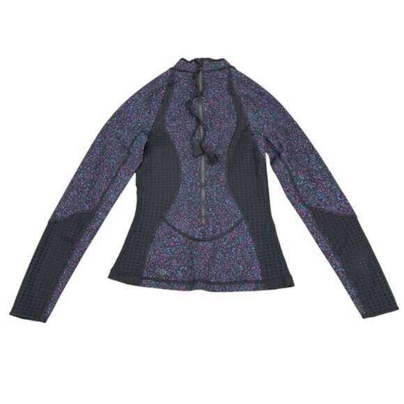 LULULEMON RARE Swell Seeker Paddle Top Terrazzo Black Multi / Black Size 2 - Picture 5 of 8